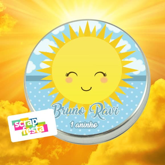 Latinha Mint To Be Personalizada Festa Raio de Sol