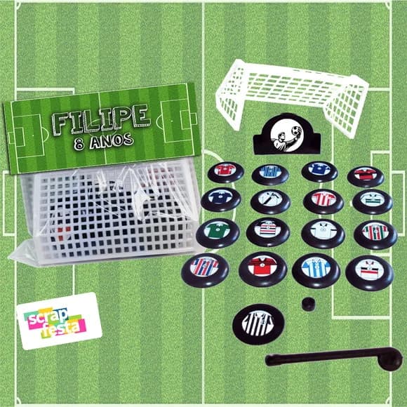 Kit Jogo Futebol de Botão