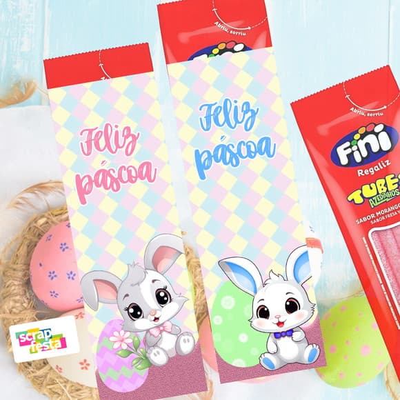 Embalagem Personalizada Fini Lembrancinha Festa Páscoa