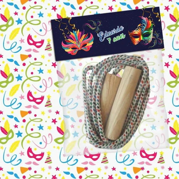 Corda Infantil Personalizada Brinde Festa Carnaval
