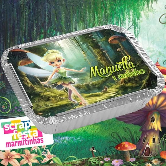 Marmitinha Festa Jardim Encantado Sininho Fadinha