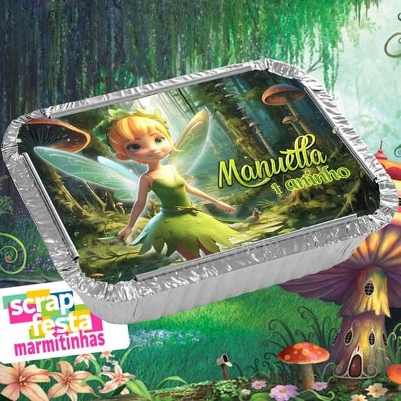 Marmitinha Festa Jardim Encantado Sininho Fadinha