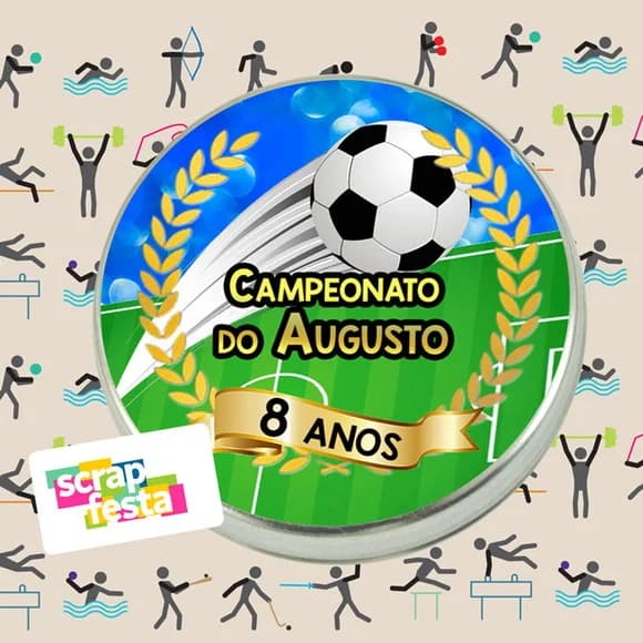 Latinhas Personalizadas Futebol
