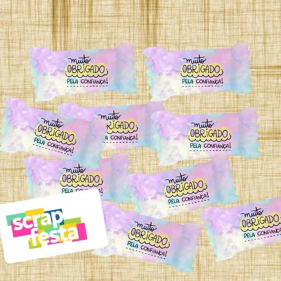 Bala Personalizada Empresa, Cliente, Sua Logo