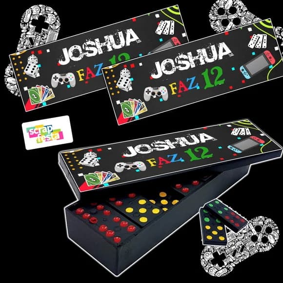 Dominó Personalizado Festa Games Jogos