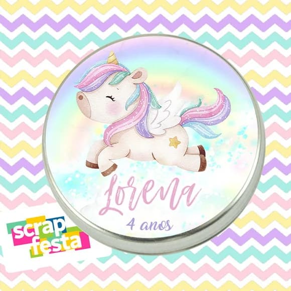 Latinhas Personalizadas Lembrancinhas Festa Unicórnio