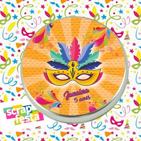 Latinhas Personalizadas Festa Carnaval