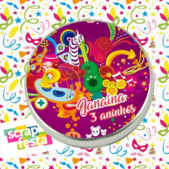 Latinhas Personalizadas Festa Carnaval