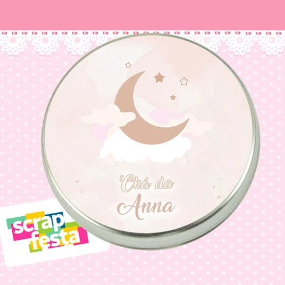 Latinha Personalizada Chá de Bebê Menina
