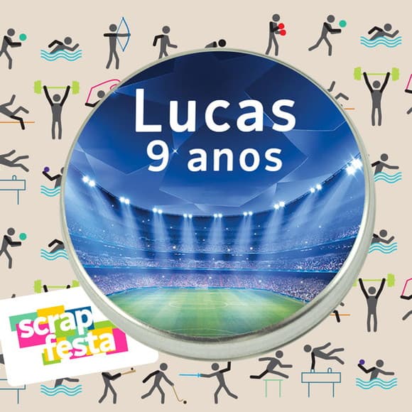 Latinhas Personalizadas Festa Futebol