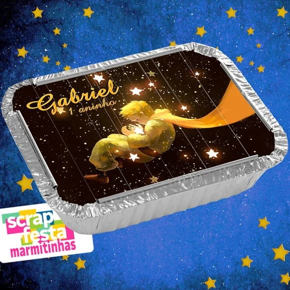 Marmitinha Personalizada Festa O Pequeno Príncipe