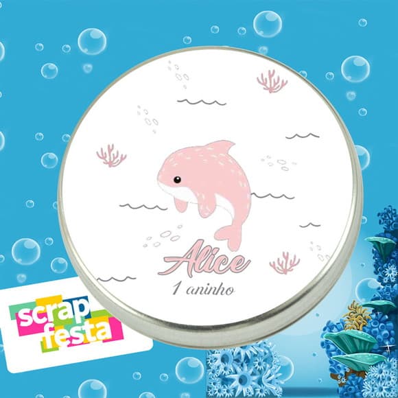 Latinhas Personalizadas Fundo Do Mar Cute