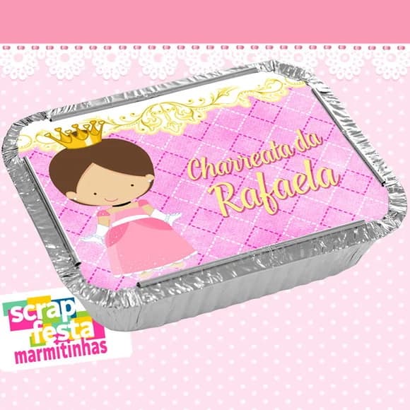 Marmitinha Personalizada de Chá de Menina