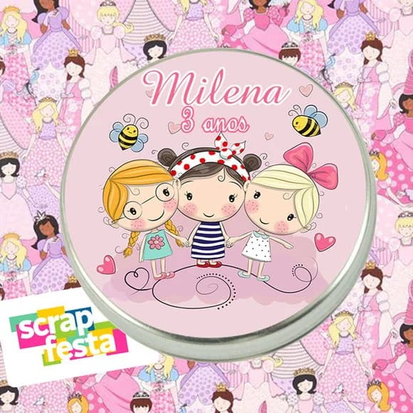 Latinhas Personalizadas Festa Bonecas