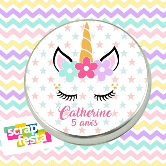 Latinhas Personalizadas Lembrancinhas Festa Unicórnio