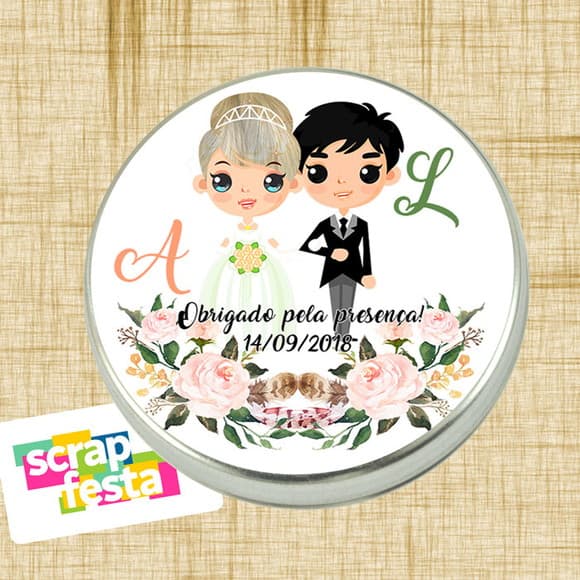 Latinhas Personalizada Festa Casamento