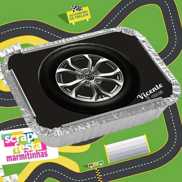 Marmitinhas Personalizadas Festa Carros