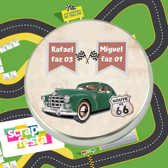 Latinhas Lembrancinhas Carros Antigos