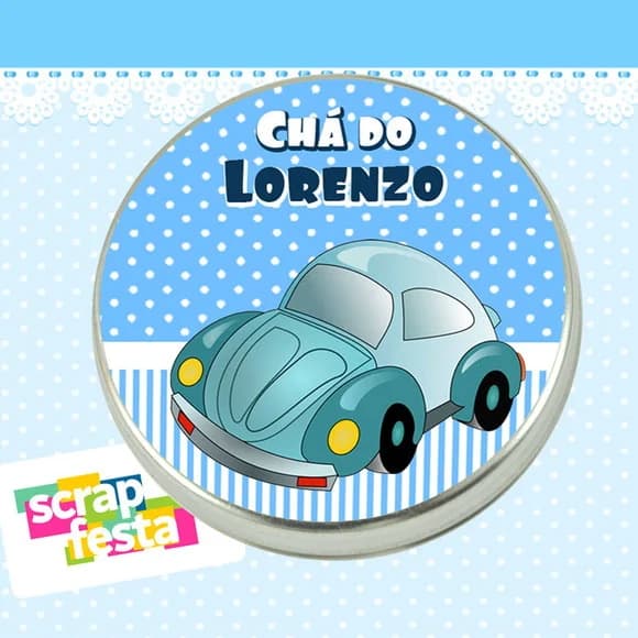 Lembrancinhas de Chá de Bebê Latinhas