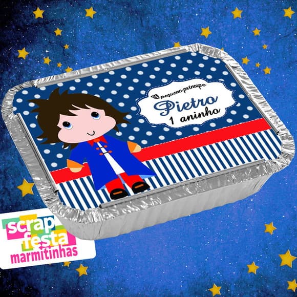 Marmitinha Personalizada Festa O Pequeno Príncipe