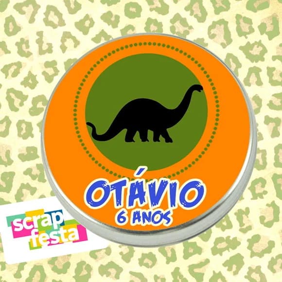 Latinhas Personalizada Festa Dinossauro