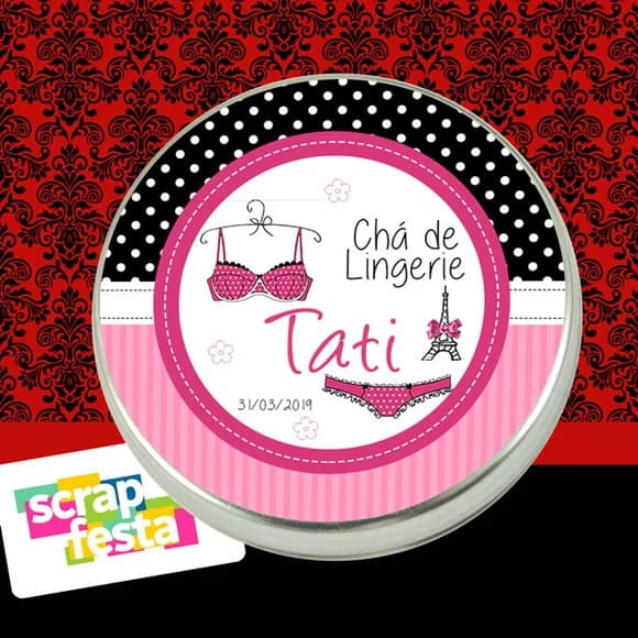 Latinhas 5x1 Festa Chá de Lingerie
