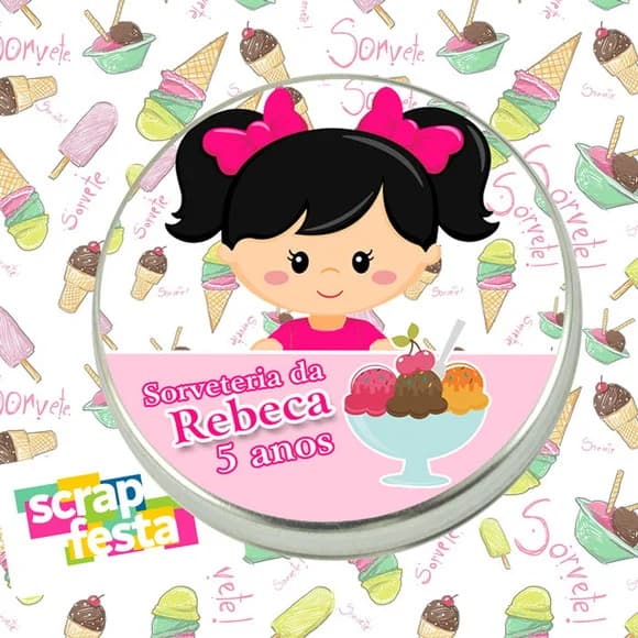 Latinhas Personalizadas Sorveteria