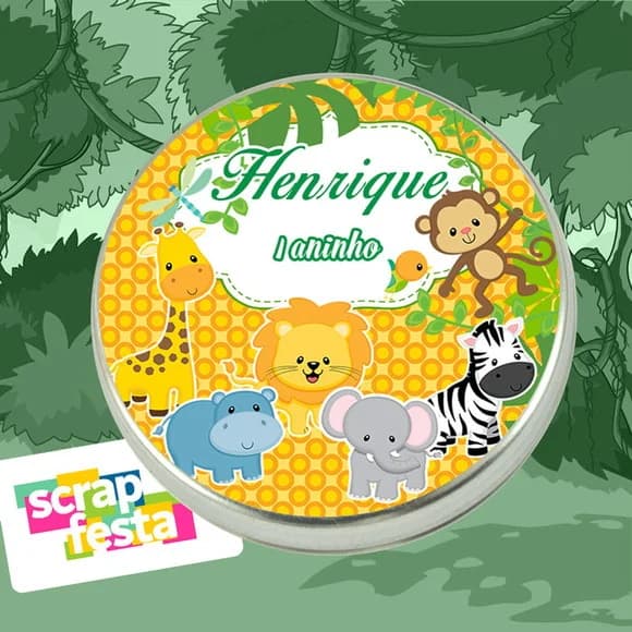 Latinhas 5x1 Festa Safari