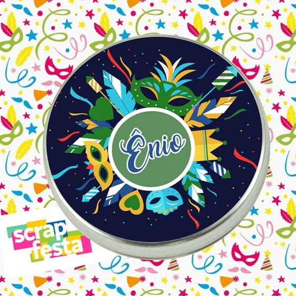 Latinhas Personalizadas Festa Carnaval