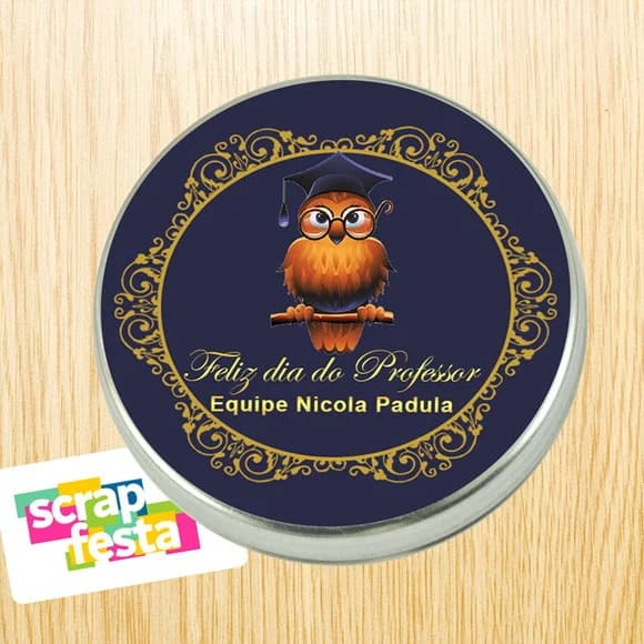 Latinha Personalizada Profissão de Professor