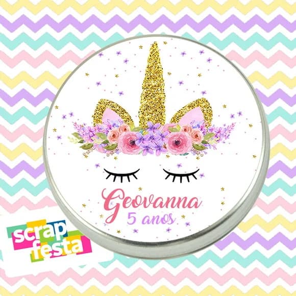 Latinhas Personalizadas Lembrancinhas Festa Unicórnio