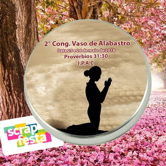 Latinhas Personalizadas Festa Igreja