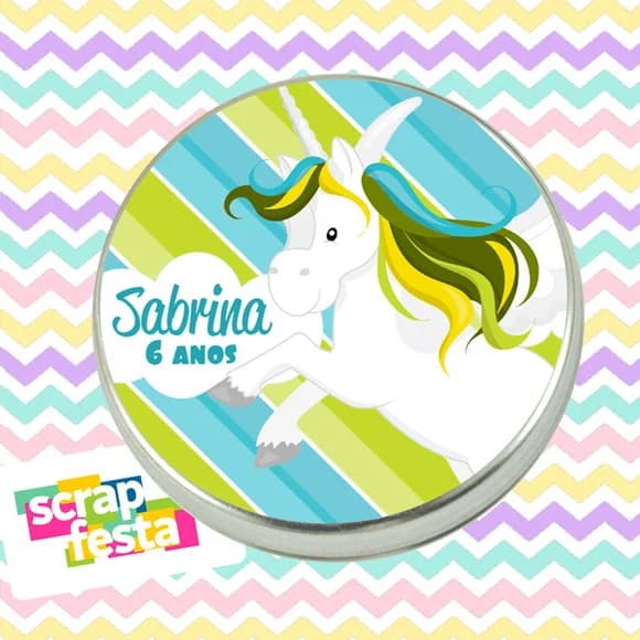 Latinhas Personalizadas Lembrancinhas Festa Unicórnio