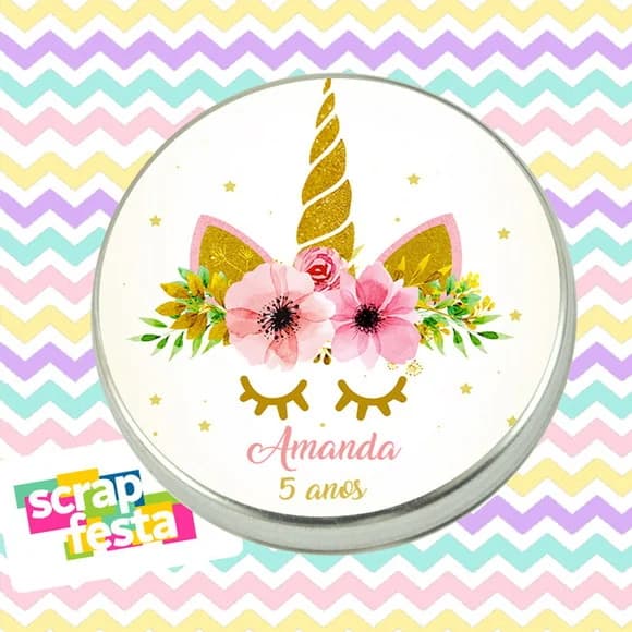Latinhas Personalizadas Lembrancinhas Festa Unicórnio
