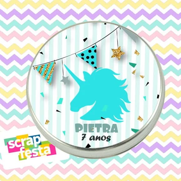 Latinhas Personalizadas Lembrancinhas Festa Unicórnio