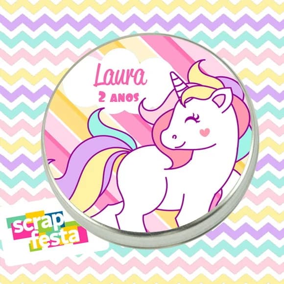 Latinhas Personalizadas Lembrancinhas Festa Unicórnio