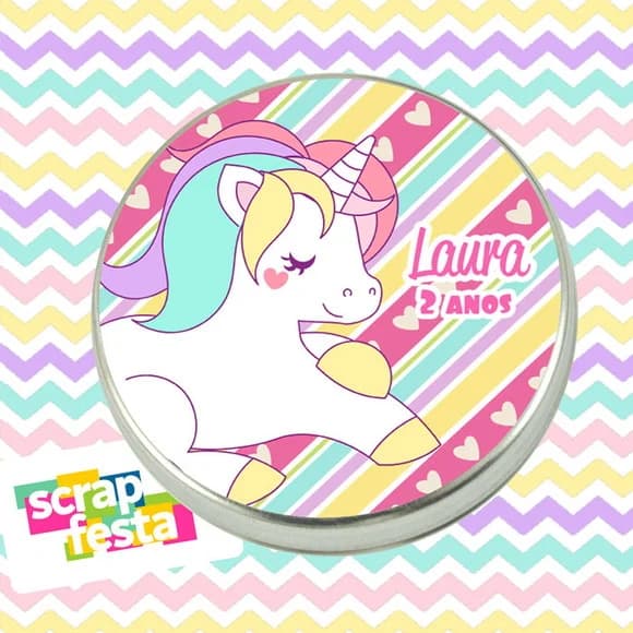 Latinhas Personalizadas Lembrancinhas Festa Unicórnio