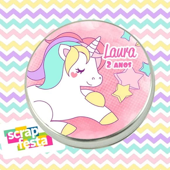Latinhas Personalizadas Lembrancinhas Festa Unicórnio