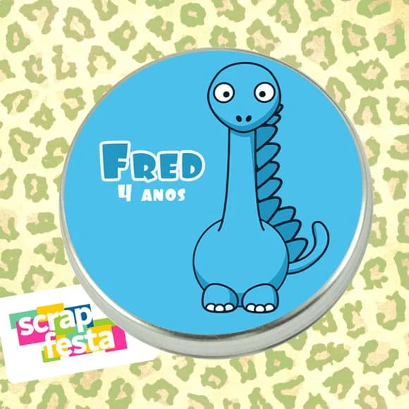 Latinhas Personalizada Festa Dinossauro