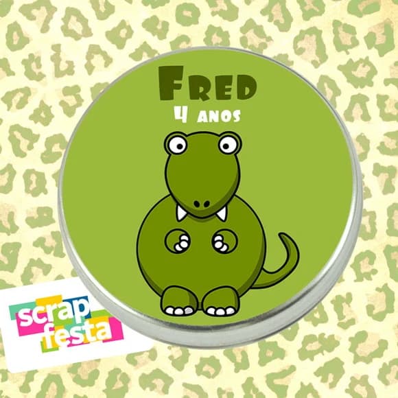 Latinhas Personalizada Festa Dinossauro