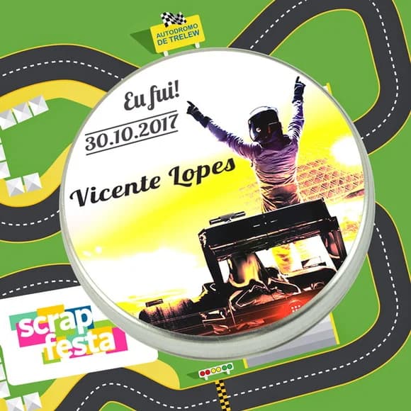 Latinhas Personalizadas Festa Corrida Fórmula 1