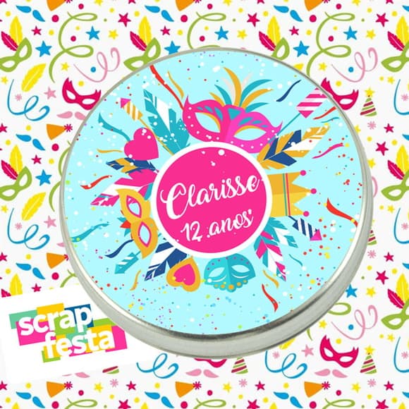 Latinhas Personalizadas Festa Carnaval