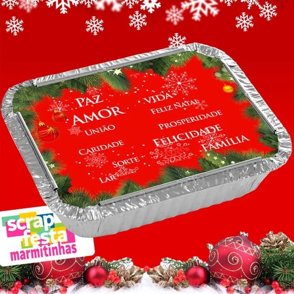 Marmitinhas para Lembrancinhas de Natal