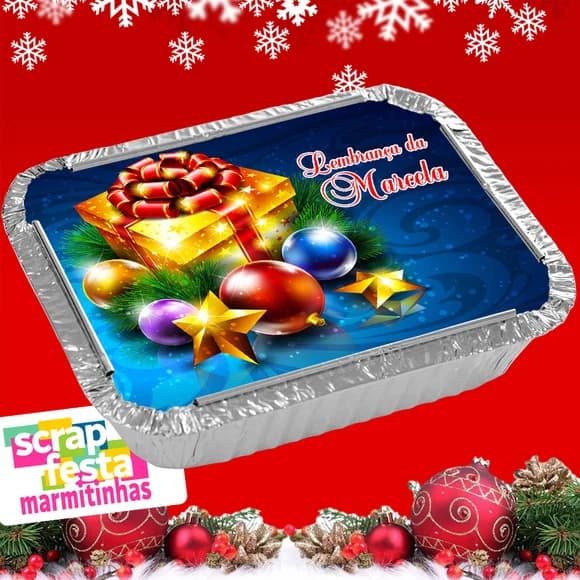 Marmitinhas para Lembrancinhas de Natal
