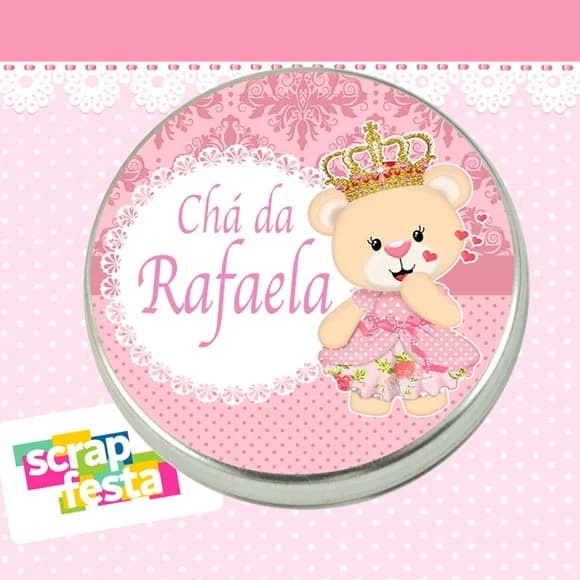 Lembrancinhas de Chá de Bebê Latinhas