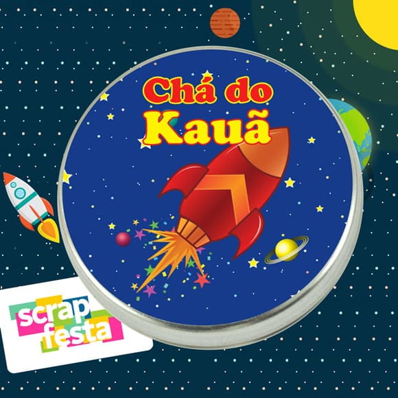 Latinha Personalizada Festa Espaço
