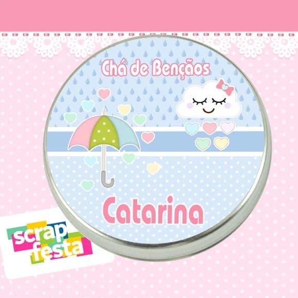 Lembrancinhas de Chá de Bebê Latinhas