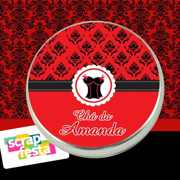 Latinhas 5x1 Festa Chá de Lingerie