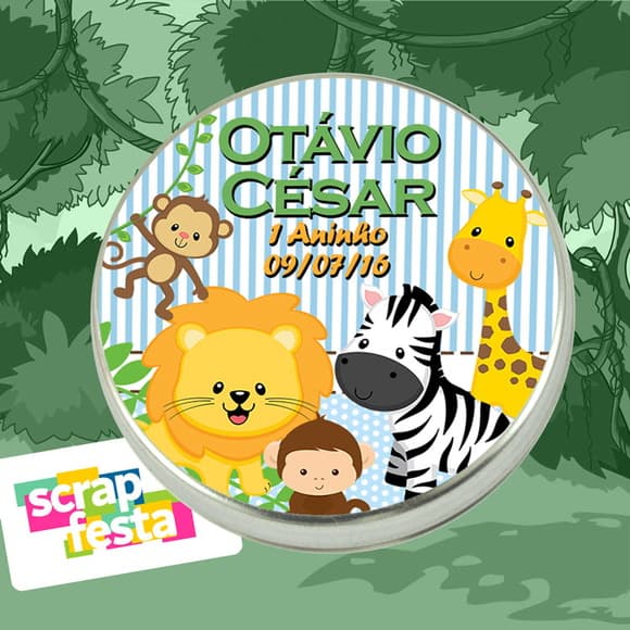 Latinhas 5x1 Festa Safari