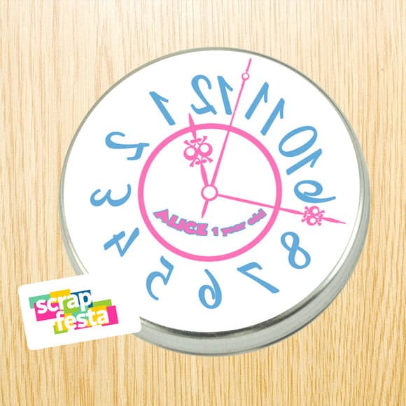 Latinhas Personalizadas Relógio